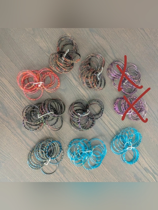 Jewelry - Bundle of Pakistani Indian Glass Bangles (Choorian) Sets